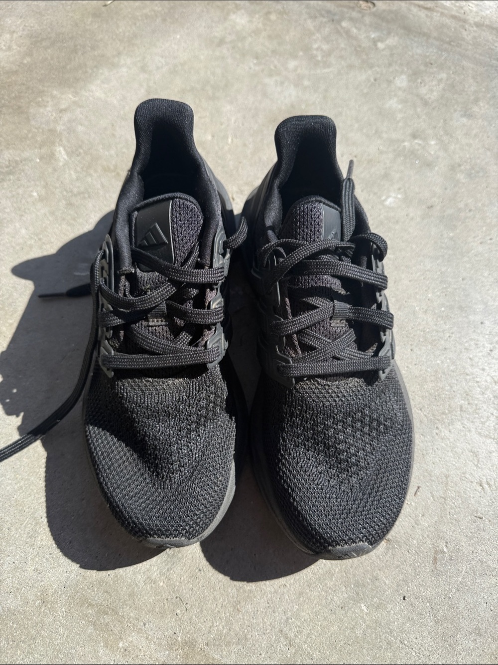 adidas Black boys ultra boost Athletic Running Shoes